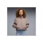 Puma Her Relaxed Woven Γυναικείο Ελαφρύ Μπουφάν Σάπιο Μήλο