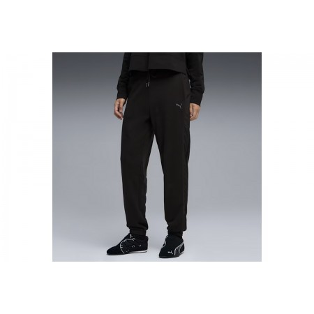 Puma Her High-Waist Γυναικείο Παντελόνι Φόρμας Μαύρο