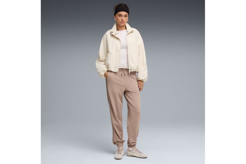 Puma Her High-Waist Γυναικείο Παντελόνι Φόρμας Σάπιο Μήλο