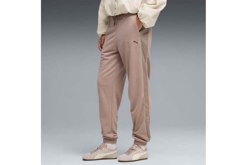 Puma Her High-Waist Γυναικείο Παντελόνι Φόρμας Σάπιο Μήλο