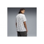 Puma Essentials Block Football Jersey Ανδρικό Κοντομάνικο T-Shirt Γκρι, Μαύρο, Λευκό