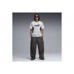 Puma Essentials Block Football Jersey Ανδρικό Κοντομάνικο T-Shirt Γκρι, Μαύρο, Λευκό