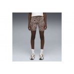 Puma Essentials Graphic Animal Print Παιδικό Κοντό Κολάν Σάπιο Μήλο, Μαύρο