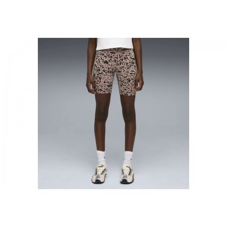 Puma Essentials Graphic Animal Print Παιδικό Κοντό Κολάν Σάπιο Μήλο, Μαύρο