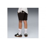 Puma Sport Graphic Παιδική Αθλητική Βερμούδα Μαύρη