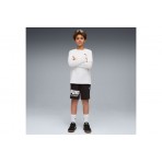 Puma Sport Graphic Παιδική Αθλητική Βερμούδα Μαύρη