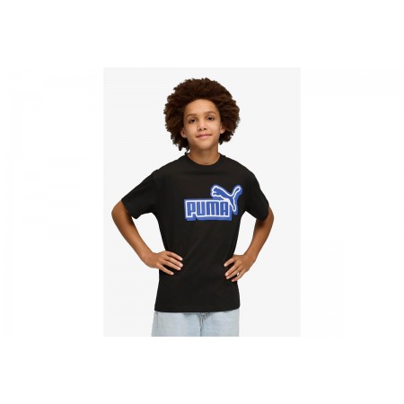 Puma Essentials Logo Lab Relaxed Graphic Παιδικό Κοντομάνικο T-Shirt