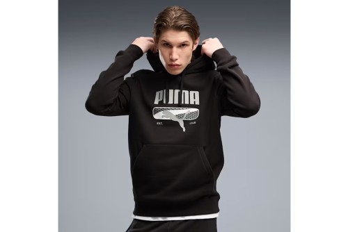 Puma Sport Logo Play Fleece Hoodie Ανδρικό (694606 01)