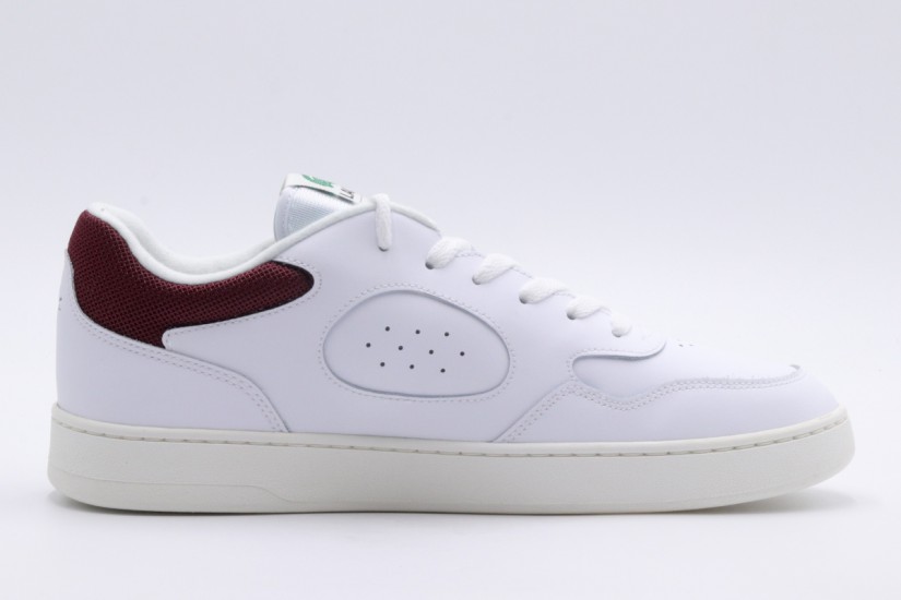 Lacoste Lineset Ανδρικά Sneakers Λευκά, Μπορντό