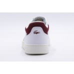 Lacoste Lineset Ανδρικά Sneakers Λευκά, Μπορντό