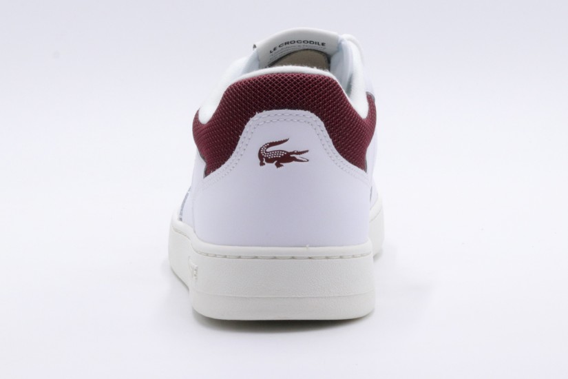 Lacoste Lineset Ανδρικά Sneakers Λευκά, Μπορντό