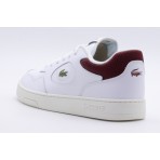 Lacoste Lineset Ανδρικά Sneakers Λευκά, Μπορντό