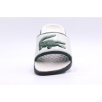 Lacoste Serve Slide Dual Παντόφλες Λευκές & Πράσινες
