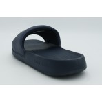 Lacoste Serve Slides 1.0 Ανδρικές Παντόφλες Μπλε Σκούρο, Λευκές