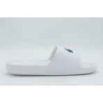 Lacoste Serve Slides Ανδρικές Παντόφλες Λευκές, Πράσινες