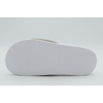 Lacoste Serve Slides Γυναικείες Παντόφλες Χρυσές, Λευκές