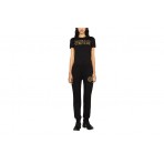 Versace R Logo Thick Foil T-Shirt Γυναικείο (75HAHT01 CJ00T G89)