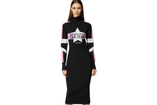 Versace Vi Logo Star F14 Φόρεμα Midi (75HAOM51 CM30H 899)