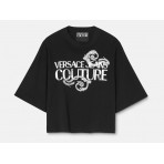 Versace R Logo Watercolor T-Shirt Γυναικείο (76HAHG01 CJ00G 899)