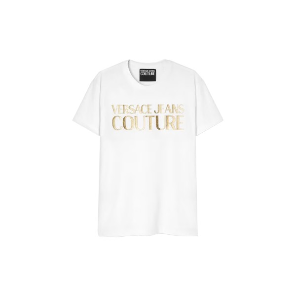 Versace R Logo Gummy Glitter T-Shirt Γυναικείο (76HAHG03 CJ00G G03)