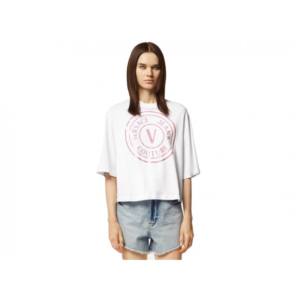 Versace R Vembl Gummy Glitte T-Shirt Γυναικείο (76HAHG05 CJ00G 003)