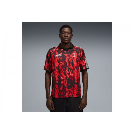 Puma Ac Milan King Retro Soccer Jersey T-Shirt Ανδρικό 
