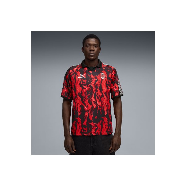 Puma Ac Milan King Retro Soccer Jersey T-Shirt Ανδρικό (784731 01)