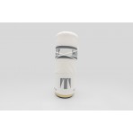 Moon Boot Icon White Nylon Γυναικείες Μπότες Χιονιού Λευκές, Γκρι
