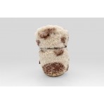 Moon Boot Icon Cow Print Low Curly Μπότες Χιονιού Καφέ, Μπεζ