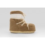 Moon Boot Icon Low Fleece Γυναικείες Μπότες Χιονιού Κάμελ, Μπεζ