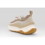 Moon Boot Moon247 Xlace Off White And Taupe Γυναικεία Sneakers