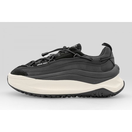 Moon Boot Moon247 Xlace Black And White Γυναικεία Sneakers