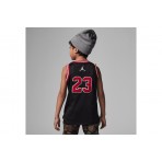 Jordan 23 Παιδική Αμάνικη Μπλούζα Μαύρη, Κόκκινη, Λευκή