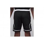 Jordan Dri-Fit Sport Diamond Παιδική Μπασκετική Βερμούδα Μαύρη, Λευκή