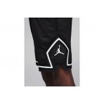 Jordan Dri-Fit Sport Diamond Παιδική Μπασκετική Βερμούδα Μαύρη, Λευκή