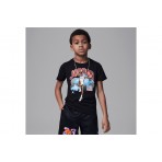 Jordan Customized Air Βρεφικό - Παιδικό Κοντομάνικο T-Shirt Μαύρο