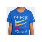 Nike Sportswear Swoosh Παιδικό Κοντομάνικο T-Shirt Ρουά