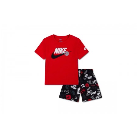 Nike Sportswear Allover Print Σετ T-Shirt Με Σορτς 