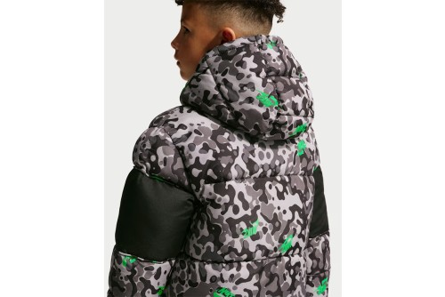 Nike Jacquard Logo Mixed Media Μπουφάν Puffer (86N976 K0P)
