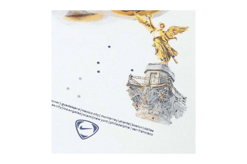 Nike World Cup Graphic Παιδικό Κοντομάνικο T-Shirt Λευκό, Χρυσό, Μαύρο