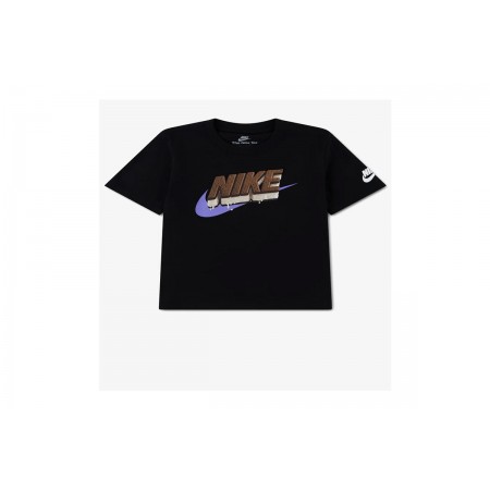 Nike Sportswear Graphic Παιδικό Κοντομάνικο T-Shirt Μαύρο