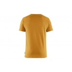 Fjallraven Ανδρικό Κοντομάνικο T-Shirt Μουσταρδί