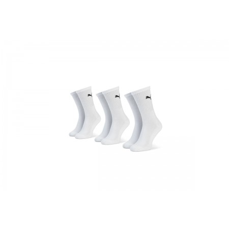 Puma Kάλτσες Μέχρι τη Γάμπα Λευκές 3 Τεμάχια