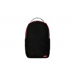 Sprayground Printed Zipper Shark Dlx Backpack Μαύρο, Κόκκινο, Λευκό