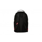 Sprayground Printed Zipper Shark Dlx Backpack Μαύρο, Κόκκινο, Λευκό
