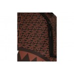 Sprayground Money Split Backpack Καφέ, Μαύρο, Λευκό, Κόκκινο