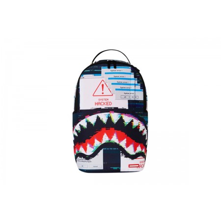 Sprayground Hacked And Stacked Shark Dlxr Backpack