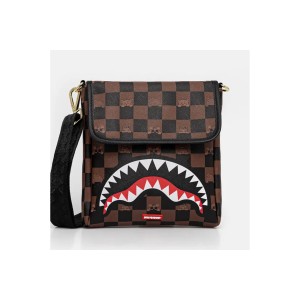 Sprayground Peeking Character Check Τσαντάκι Χιαστί - Ώμου (910B7505NSZ)