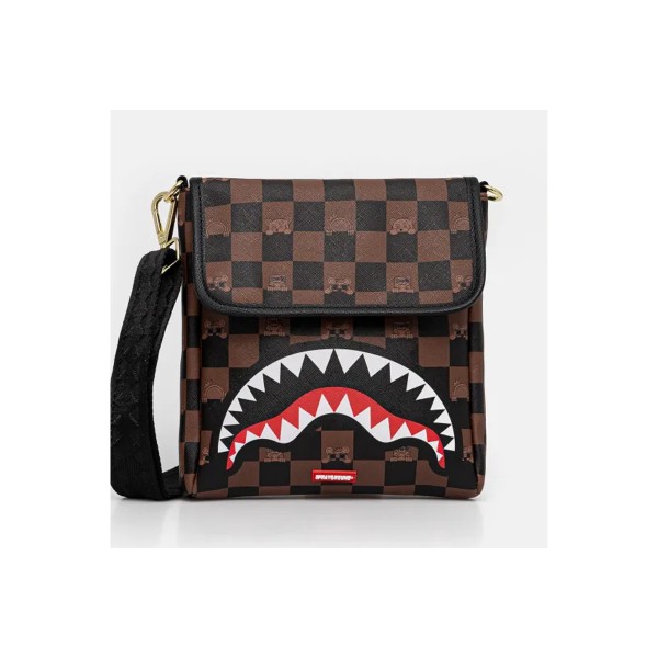 Sprayground Peeking Character Check Τσαντάκι Χιαστί - Ώμου (910B7505NSZ)