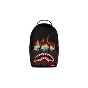 Sprayground Bag Of Money On Fire Dlxsv Backpack (910B7675NSZ)